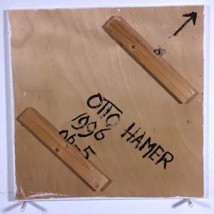 Otto Hamer - Acryl op paneel, 06-5 / Abstract-geometrische compositie kopen? Bied vanaf 150!