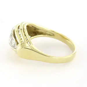 14k gouden ring met single cut geslepen diamant tot. 0.15ct – F/G - VS/SI kopen? Bied vanaf 310!