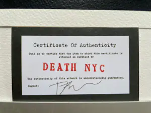 Death NYC - Potret samura kopen? Bied vanaf 59!