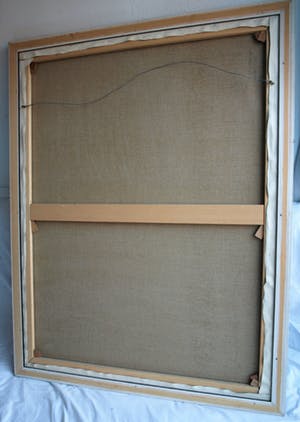 Jasmin Genzel - Olieverf op doek , GROOT en goed ingelijst– 136 x 105 cm - 1996 kopen? Bied vanaf 250!