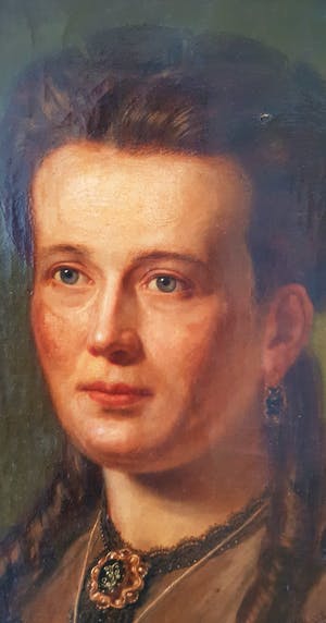 Wilhelm Kleinenbroich - Een portret van dame kopen? Bied vanaf 550!