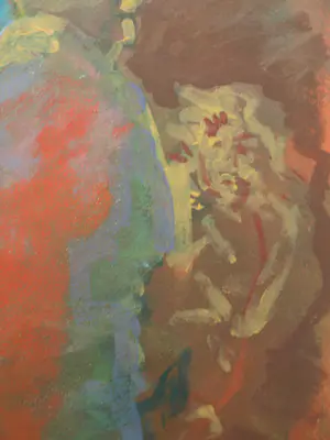 Peter Polderman - Ingelijst , Tempera , In het Café 2 – 1990 - Lijst, 78 x 97 cm kopen? Bied vanaf 150!