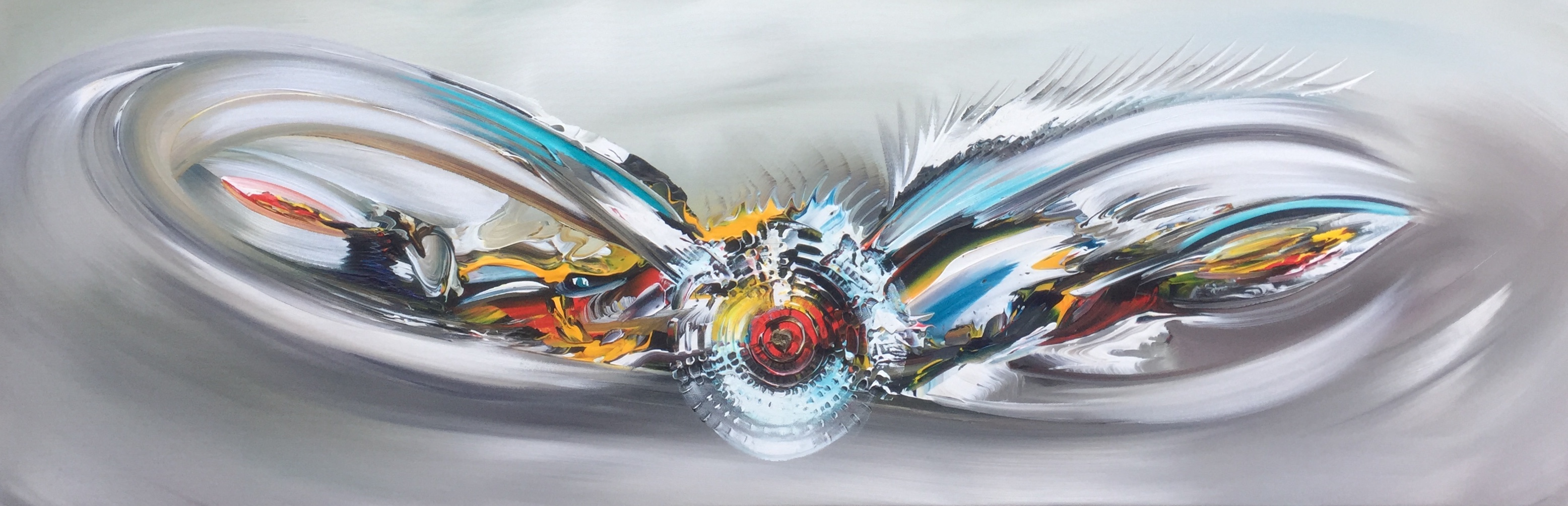 Gena Genadyj - Abstract Flying verkocht voor € 1!