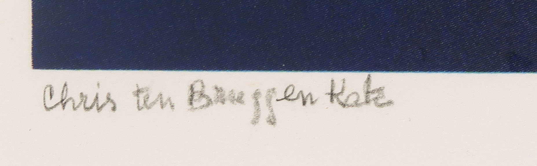 Chris ten Bruggen Kate - Zeefdruk, Zomer  kopen? Bied vanaf 35!
