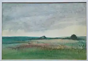 Hans Nahuijs - Landschap Aquarel vendu pour 65€ !