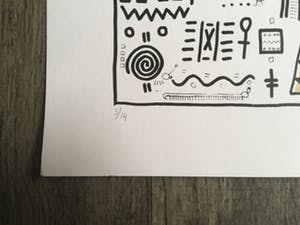 Henk de Bouter - Kruisdraak - gesign. zeefdruk kopen? Bied vanaf 59!