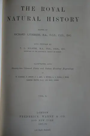 Antiquarisch Boek - The Royal Natural History (6 delen compleet) 1893 kopen? Bied vanaf 175!