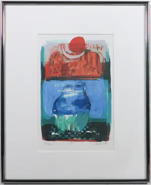 Michel van Overbeeke - Jan Sierhuis, en anderen! SET van 8 kleine ingelijste werken kopen? Bied vanaf 100!