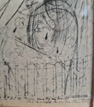 Jan Toorop - Elegante Art Nouveau afdruk naar Jan Toorop – symbolistische vrouw – ingelijst kopen? Bied vanaf 25!