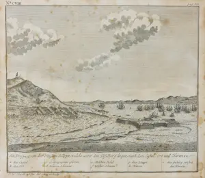 Johan Wolffgang Heydt - Gravure, Aanzicht op Kaapstad 1741 kopen? Bied vanaf 1!
