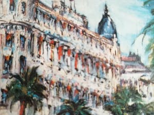 Niet of onleesbaar gesigneerd - Promenade des Anglais in Nice Azurenkust kopen? Bied vanaf 10!