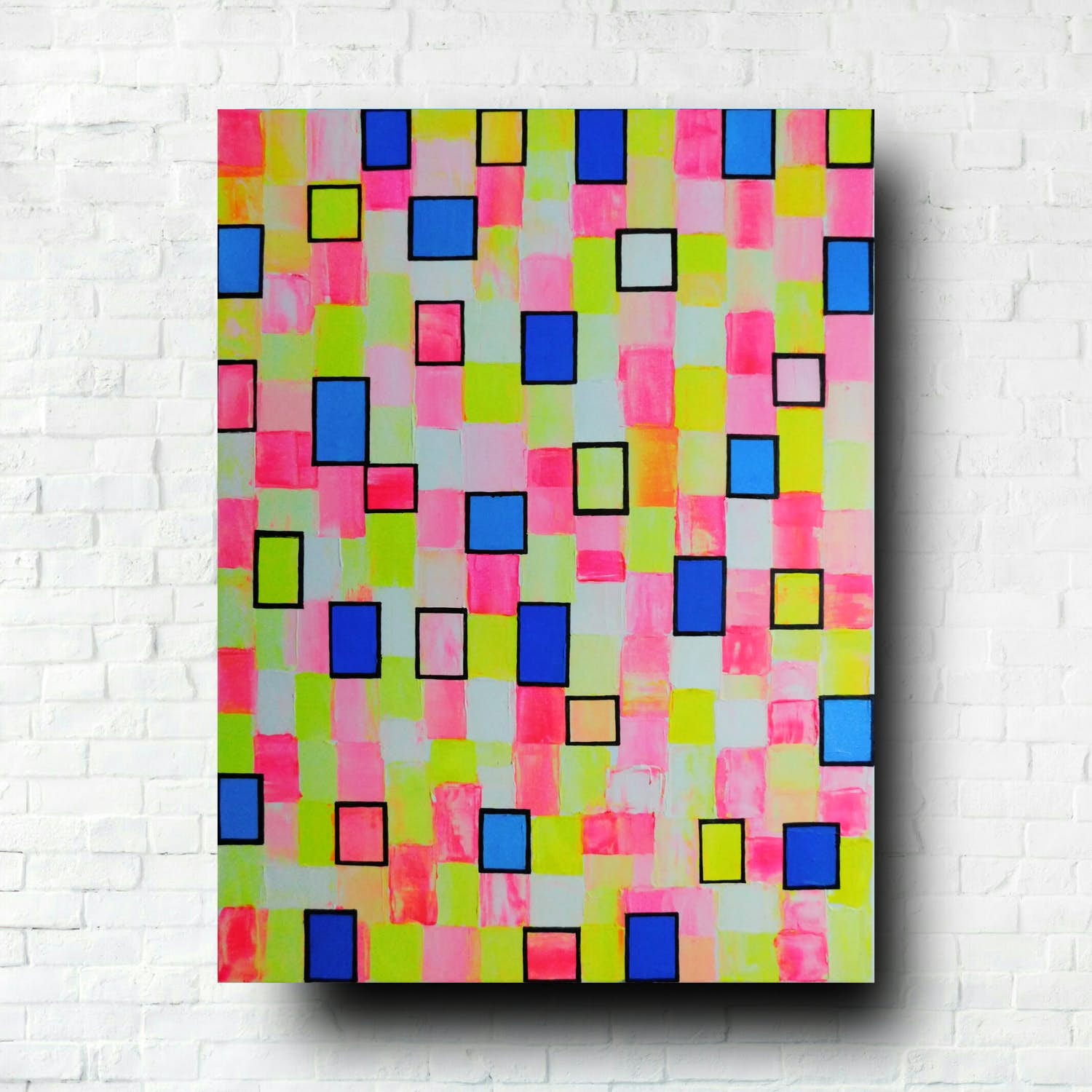 Natia Antadze - "Geometrische Komposition " kopen? Bied vanaf 70!