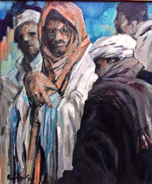 Jan Rodrigo - "Noord-Afrikaanse Kooplieden" verkocht voor € 150!