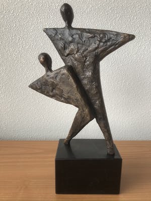 Jos Gielen - Groot zwaar massief beeld 4,5 kg - " SAMEN " kopen? Bied vanaf 100!