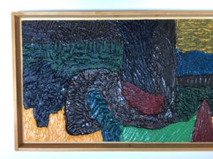 Niet of onleesbaar gesigneerd - Landschap - olieverf op paneel, ingelijst kopen? Bied vanaf 10!