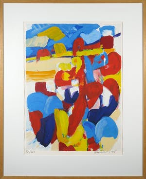 Jan Cremer - Zeefdruk, Tulips - Ingelijst (Groot) kopen? Bied vanaf 150!