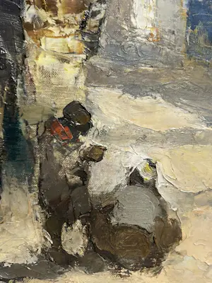 Gerard Adolfs - Oriëntaalse scene op een straatje kopen? Bied vanaf 999!