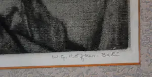 Willem Gerard Hofker - Ingelijste ets: Ni Kenyung kopen? Bied vanaf 995!