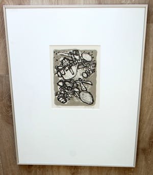 Corneille - Ingelijste litho: Entre jour et nuit II - 1961 (oplage slechts 25 exemplaren!) kopen? Bied vanaf 395!