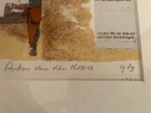 Anton van den Horst - Druk met zandstructuur, Edition kopen? Bied vanaf 10!