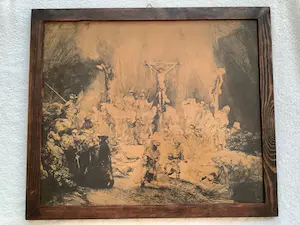 Rembrandt van Rijn - De drie kruisen kopen? Bied vanaf 1!