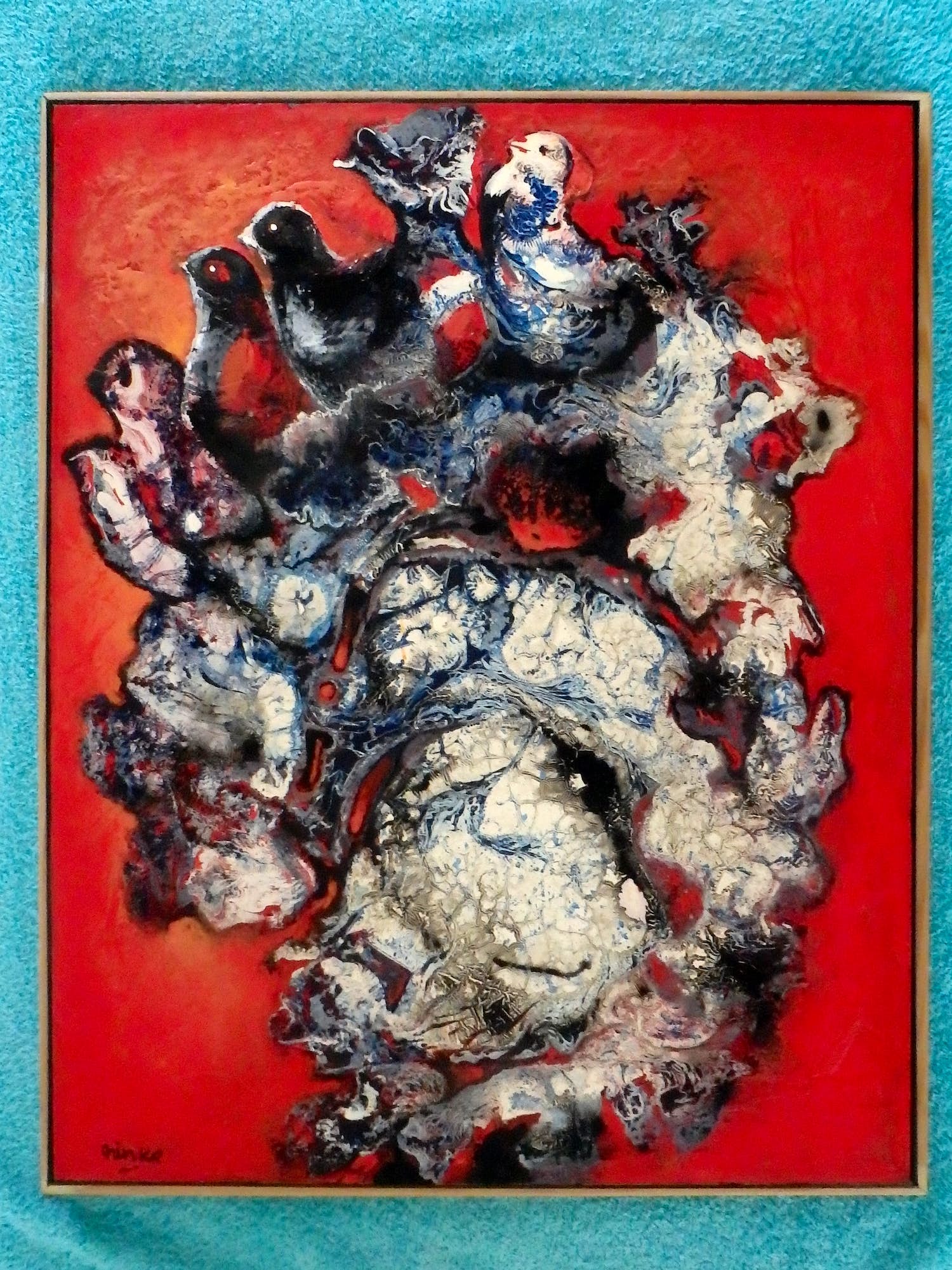 Ninke Kast - titel van het werk : de Vogelboom verkocht voor € 75!