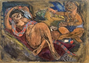 John Lie a Fo - kleurenets - 'Rite Africain' - 1988 (UNIEK WERK) kopen? Bied vanaf 125!