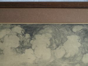 Aart Bijl - Ets uit 1923 , “Maas voor Rotterdam” – GROOT - ingelijst kopen? Bied vanaf 1!