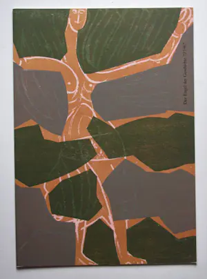 Helmut Andreas Paul Grieshaber - " TARNENGEL " 3 FARBHOLZHOLZSCHNITTE kopen? Bied vanaf 200!