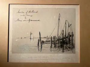 AcheterCarel Nicolaas Storm van 's-Gravesande - Ets, zee (of meer) met boot aan wal Den Haag 1921? Enchérissez de 30!