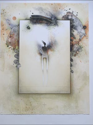 Jurjen Ravenhorst - Without Wings - Kleurenlitho kopen? Bied vanaf 1!