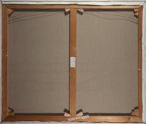 Paul Overhaus - Acryl op doek, Groene Zee - Ingelijst (Groot) kopen? Bied vanaf 10!