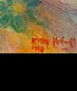 Emmy Verhoeff - Acrylverf en vellum op houten paneel - gesigneerd r.o. 1998  kopen? Bied vanaf 10!