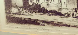 Wim van Woerkom - St. Stevenskerk met kanunnikenhuisjes - Nijmegen kopen? Bied vanaf 350!