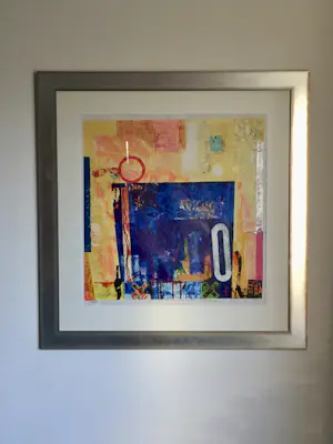 Jos Verwiel - Zeefdruk in mooie liijst kopen? Bied vanaf 275!