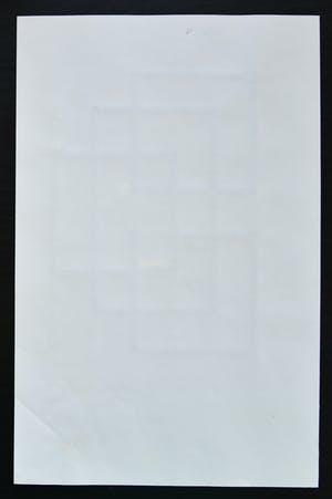 Siep van den Berg - #VIER RECHTHOEKEN , Constructivistische compositie# 1990, mint- kopen? Bied vanaf 45!