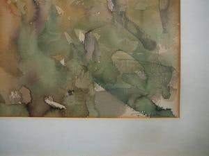 Yves Rouvre - Paysage -aquarel circa 1980- kopen? Bied vanaf 10!