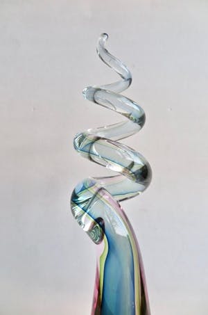 Vetro Design - Stairway to heaven - Glaskunst - Handgeblazen unicum - Groot kopen? Bied vanaf 1!