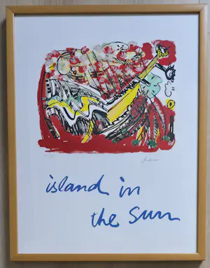 Peter Diem - lot van 3 zeefdrukken - ingelijst kopen? Bied vanaf 150!