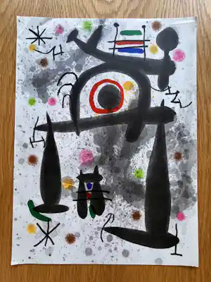 Joan Miro - Originele litho uit DLM - 1971 - In nieuwstaat vendu pour 45€ !