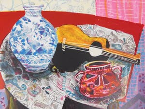 Wendy Chazin - Still-life with Violin and Vase kopen? Bied vanaf 10!