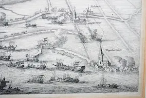 Coenraet Decker - 't Ontzet van Leiden, 1574 - kopergravure kopen? Bied vanaf 90!