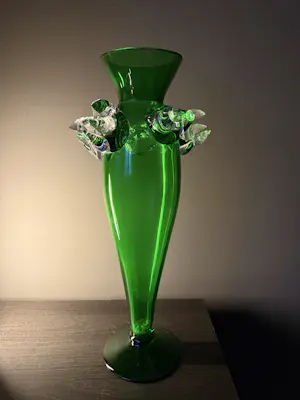 David Sobotka - Groene design vaas met aangezette glaselementen kaufen? Bieten Sie von 249!