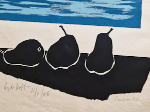 Wally Elenbaas - Mooie kleuren lithografie "bij de koffie" - zeer kleine oplage (5) - gesigneerd kopen? Bied vanaf 57!