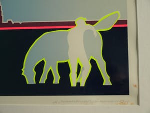 Heleen van der Tuin - Ingelijste zeefdruk, “Peerd van Ome Loeks” - 1989 kopen? Bied vanaf 30!