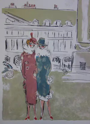 Kees van Dongen - Litho, Titel, Place Vendôme, kopen? Bied vanaf 175!