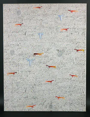 Latif Aabdaoui - Acryl op doek, Zonder titel kopen? Bied vanaf 60!