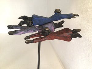 Hans Kuyper - Sculptuur “ VOGELVRIJ “ kopen? Bied vanaf 95!