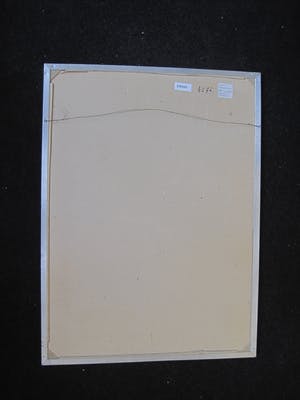 Niet of onleesbaar gesigneerd - Collectie Simon Carmiggelt - Groot Aquarel "Staande vrouw" kopen? Bied vanaf 10!