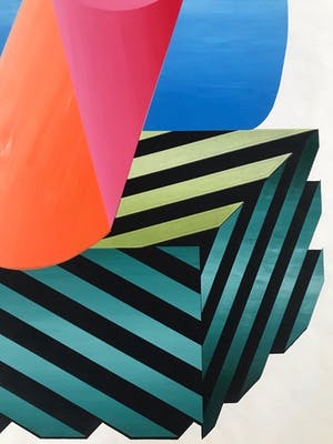 Michael Challenger - Op-Art! - Zeefdruk - Candyfloor Island - 1967 - Gesigneerd kopen? Bied vanaf 55!